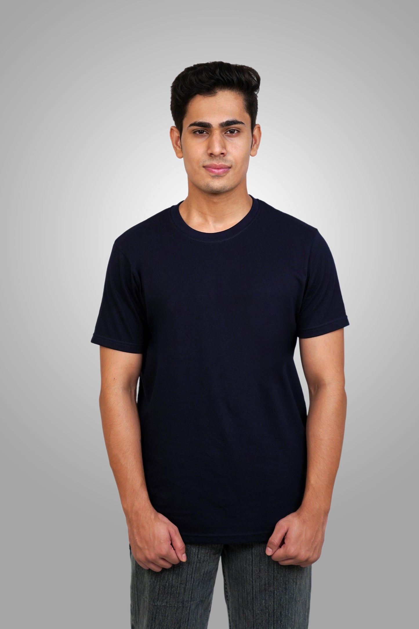 PoshFlair Classic Round Neck T-Shirt