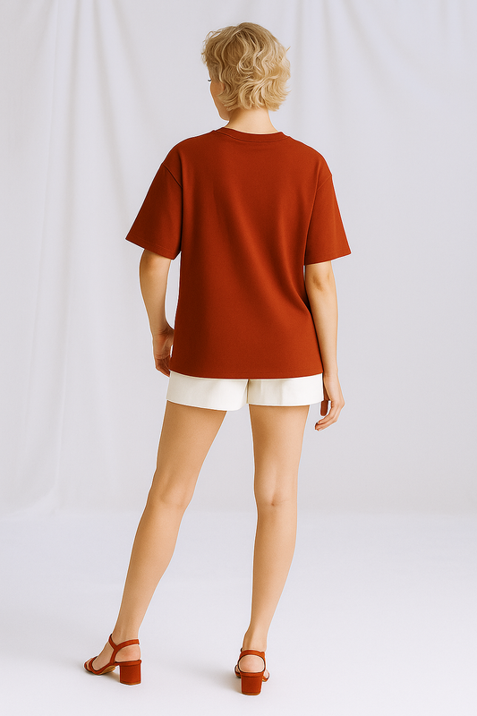 PoshFlair Classic Oversized T-Shirt