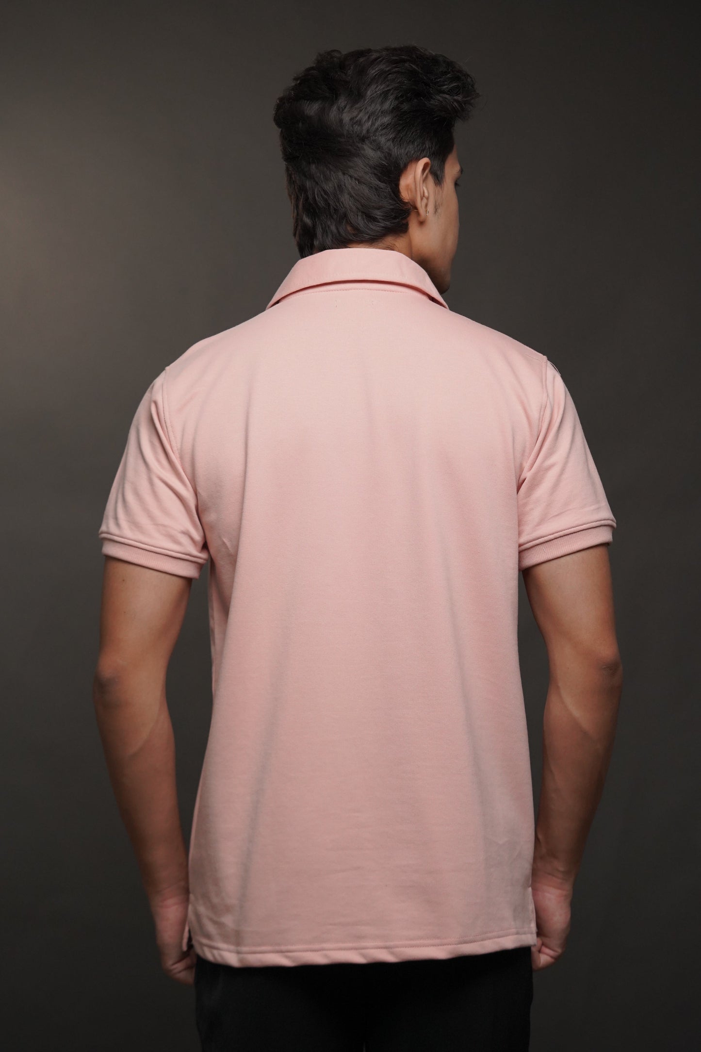 Men's Half Sleeve Poshflair Bubble Puff Polo t-shirt