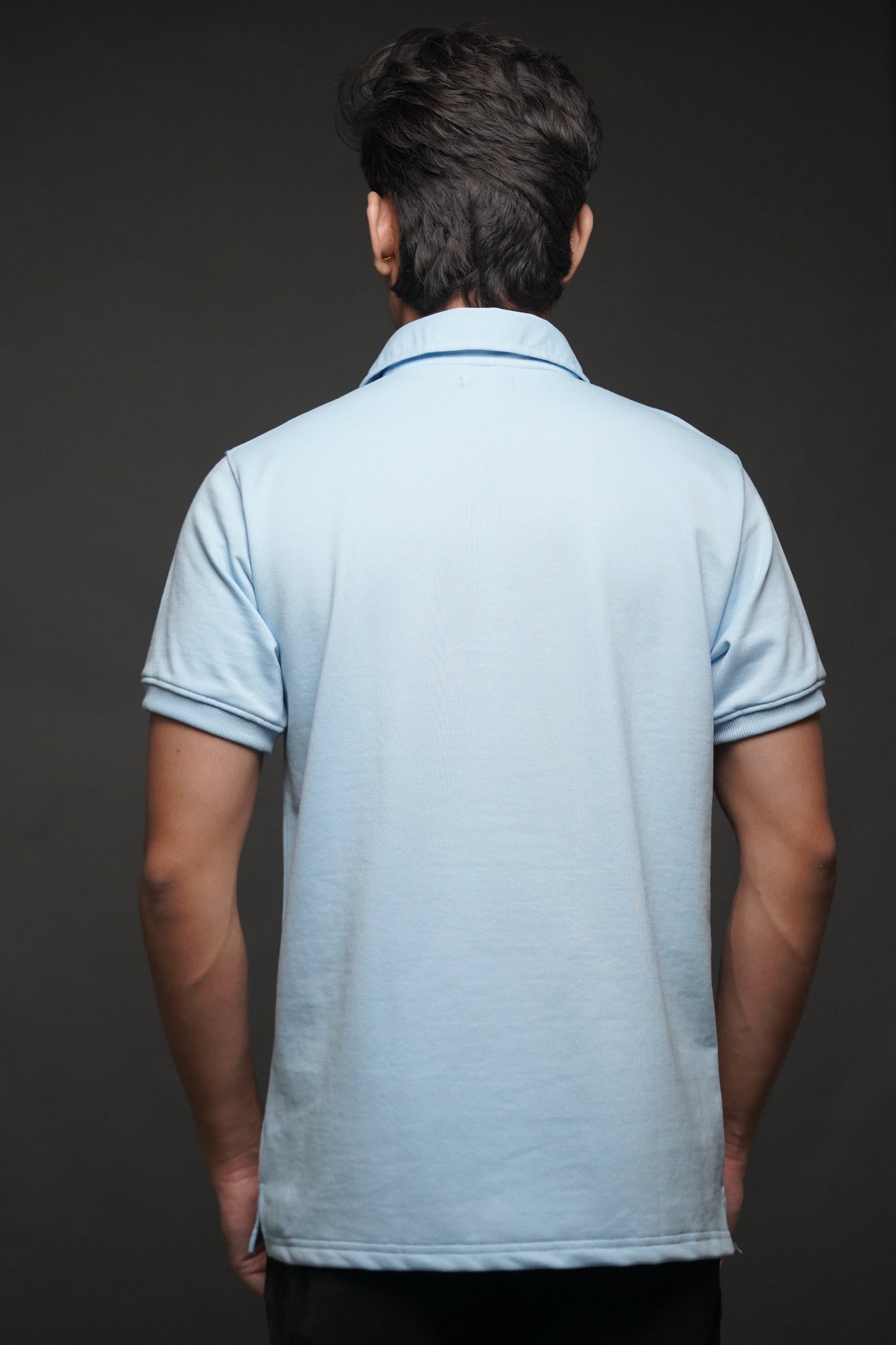 Men's Half Sleeve Poshflair Named Embroidery Polo t-shirt