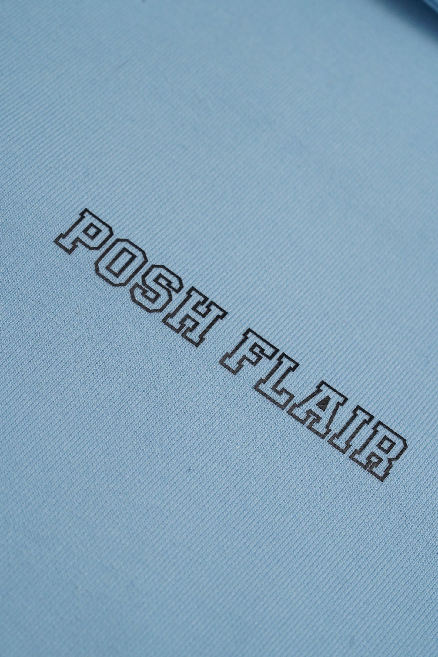 Men's Half Sleeve Poshflair Rubber Print Polo t-shirt