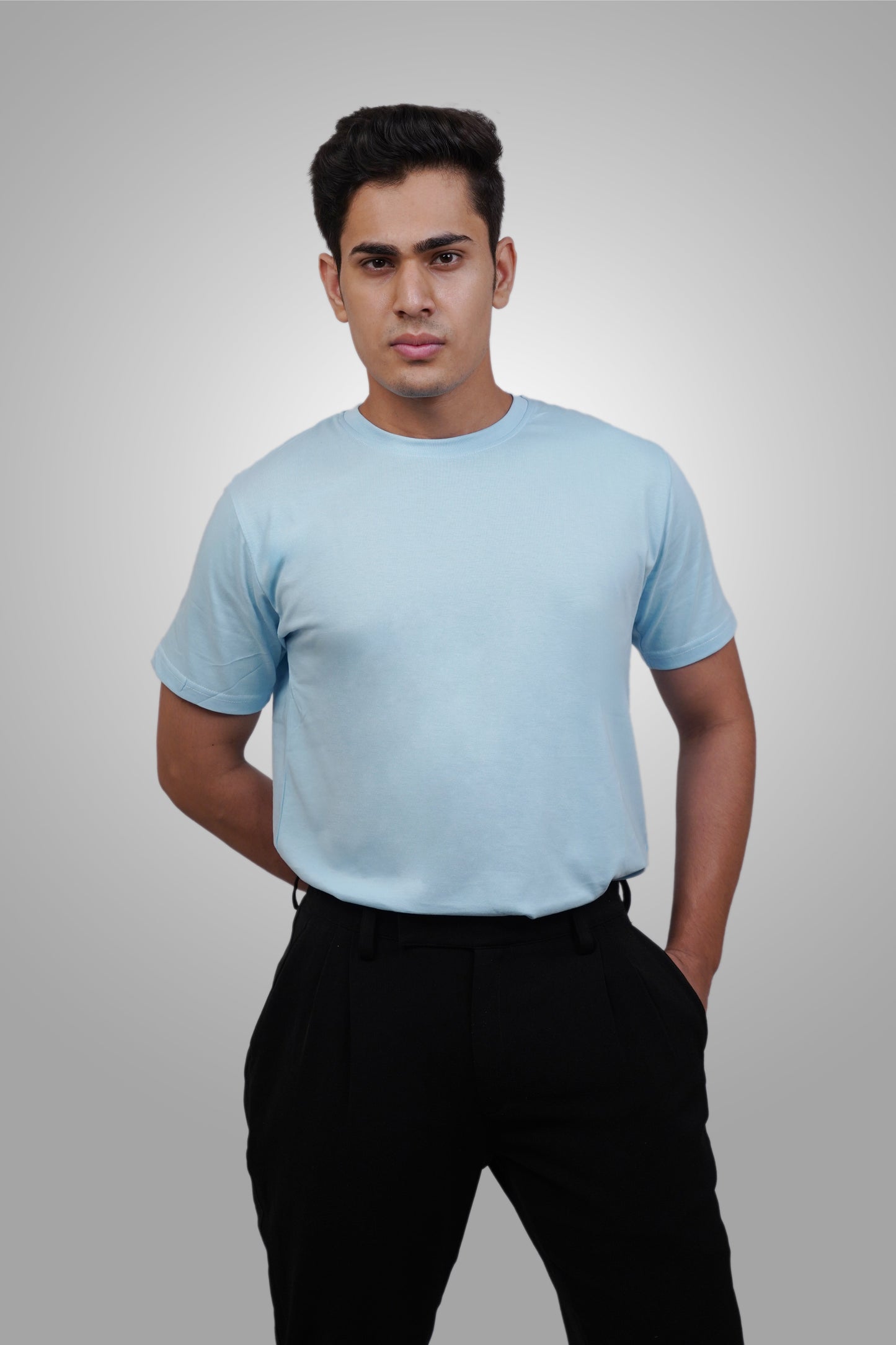PoshFlair Classic Round Neck T-Shirt