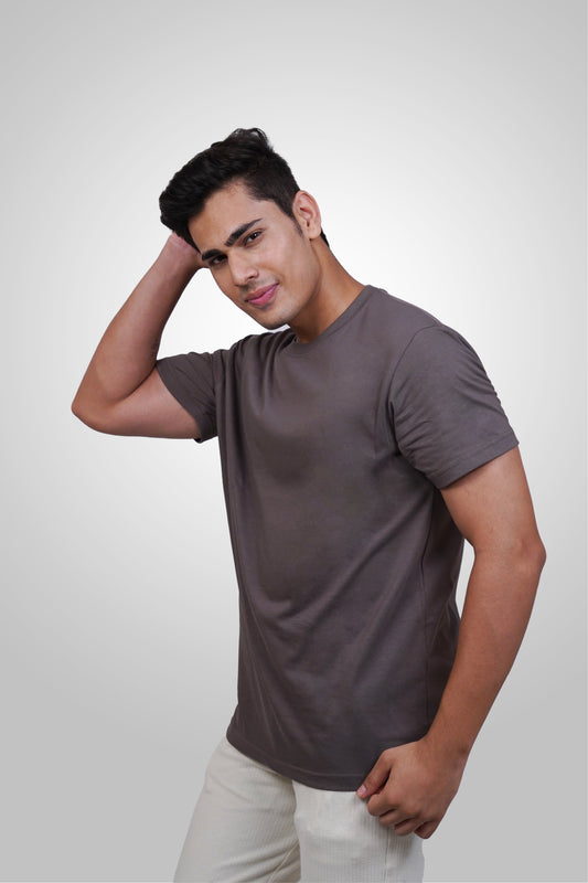 PoshFlair Classic Round Neck T-Shirt